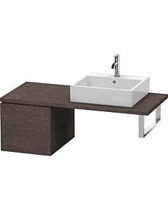 Duravit L-Cube base cabinet LC583107272 42 x 54.7 cm, brushed dark oak, for console, 2000 pull-out