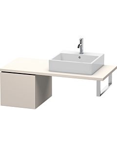 Duravit L-Cube Unterschrank LC583109191 42 x 54,7 cm, taupe matt, für Konsole, 1 Auszug