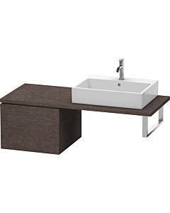 Duravit L-Cube meuble bas LC583207272 52 x 54,7 cm, chêne foncé brossé, pour console, coulissant 2000