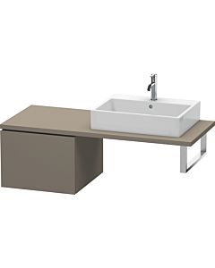 Duravit L-Cube Unterschrank LC583209090 52 x 54,7 cm, flannel grey seidenmatt, für Konsole, 1 Auszug