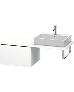 Duravit L-Cube meuble bas LC583301818 62 x 54,7 cm, blanc mat, pour console, 2000 coulissant