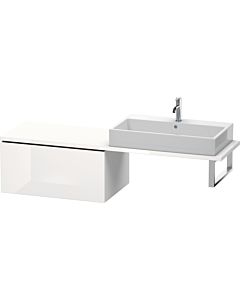 Duravit L-Cube meuble bas LC583402222 82 x 54,7 cm, blanc brillant, pour console, 2000 coulissant
