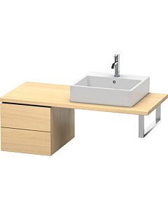 Duravit L-Cube Unterschrank LC583607171 42 x 54,7 cm, mediterane eiche, für Konsole, 2 Schubkästen