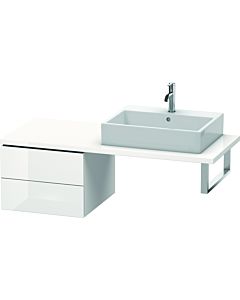Duravit L-Cube base cabinet LC583702222 52 x 54.7 cm, white high gloss, for console, 2 drawers