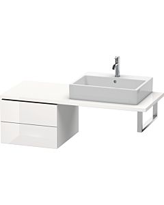 Duravit L-Cube base cabinet LC583708585 52 x 54.7 cm, white high gloss, for console, 2 drawers