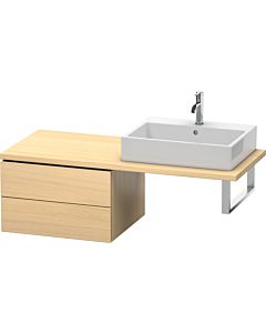 Duravit L-Cube base cabinet LC583807171 62 x 54.7 cm, Mediterranean oak, for console, 2 drawers