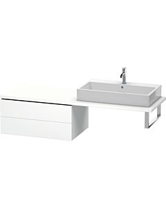 Duravit L-Cube Unterschrank LC583901818 82 x 54,7 cm, weiß matt, für Konsole, 2 Schubkästen