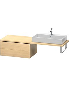 Duravit L-Cube meuble bas LC583907171 82 x 54,7 cm, chêne méditerranéen, pour console, 2 tiroirs