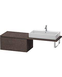 Duravit L-Cube Unterschrank LC583907272 82 x 54,7 cm, eiche dunkel gebürstet, für Konsole, 2 Schubkästen