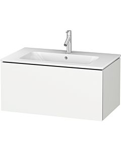 Duravit L-Cube Waschtischunterbau LC614101818 Weiß matt, 82x40x48,1cm, 1 Auszug