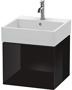 Duravit L-Cube vanity unit LC617404040 48.4 x 45.9 cm, black high gloss, 2000 pull-out, wall-hung