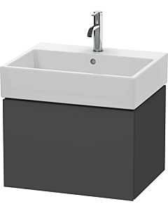 Duravit L-Cube Waschtisch-Unterschrank LC617504949 58,4x 45,9 cm, graphit matt, 1 Auszug, wandhängend