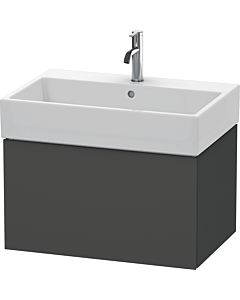 Duravit L-Cube Waschtisch-Unterschrank LC617604949 68,4 x 45,9 cm, graphit matt, 1 Auszug, wandhängend