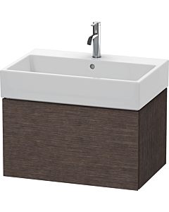 Duravit L-Cube vanity unit LC617607272 68.4 x 45.9 cm, dark brushed 2000 , match2 pull-out, wall-hung