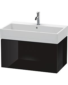Duravit L-Cube vanity unit LC617704040 78.4x 45.9 cm, black high gloss, 2000 pull-out, wall-hung