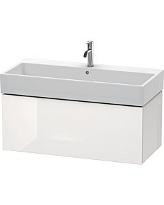 L-Cube Duravit vasque LC617808585 98,4x 45,9 cm, blanc brillant, 2000 coulissant, suspendu