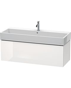 L-Cube Duravit vasque LC617902222 118,4x 45,9 cm, blanc brillant, 2000 coulissant, suspendu