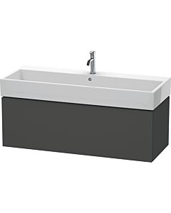 Duravit L-Cube Waschtisch-Unterschrank LC617904949 118,4x 45,9 cm, graphit matt, 1 Auszug, wandhängend
