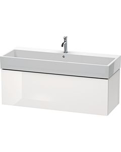 L-Cube Duravit vasque LC617908585 118,4x 45,9 cm, blanc brillant, 2000 coulissant, suspendu