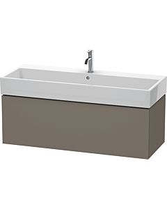 Duravit L-Cube vanity unit LC617909090 118.4x 45.9 cm, flannel gray silk matt, 2000 pull-out, wall-hung