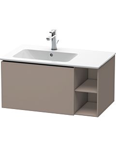 Duravit L-Cube Waschtisch-Unterschrank LC619104343 82x48,1x40cm, 1 Auszug, Becken links, basalt matt