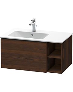 Duravit L-Cube Waschtisch-Unterschrank LC619106969 82x48,1x40cm, 1 Auszug, Becken links, nussbaum gebürstet