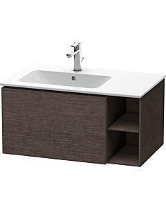 Duravit L-Cube Waschtisch-Unterschrank LC619107272 82x48,1x40cm, 1 Auszug, Becken links, eiche dunkel gebürstet