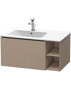 Duravit L-Cube vanity unit LC619107575 82x48.1x40cm, 2000 pull-out, basin left, linen