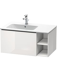 Duravit L-Cube vanity unit LC619108585 82x48.1x40cm, 2000 pull-out, basin left, white high gloss