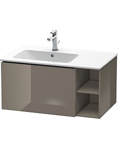 Duravit L-Cube meuble sous-vasque LC619108989 82x48,1x40cm, 2000 coulissant, vasque à gauche, gris flanelle brillant