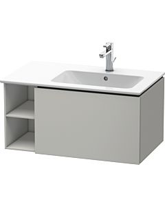 Duravit L-Cube Waschtisch-Unterschrank LC619200707 82x48,1x40cm, 1 Auszug, Becken rechts, betongrau matt