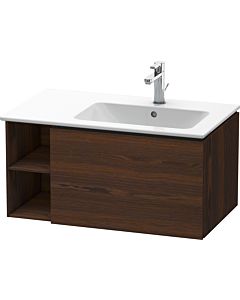 Duravit L-Cube vanity unit LC619206969 82x48.1x40cm, 2000 pull-out, basin on the right, brushed walnut