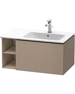 Duravit L-Cube vanity unit LC619207575 82x48.1x40cm, 2000 pull-out, basin right, linen