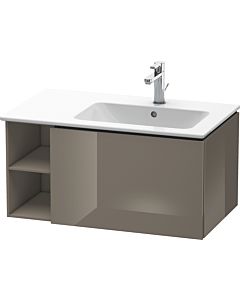 Duravit L-Cube Waschtisch-Unterschrank LC619208989 82x48,1x40cm, 1 Auszug, Becken rechts, flannel grey hochglanz