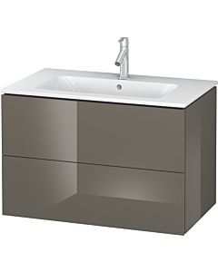 Duravit L-Cube Duravit L-Cube LC624108989 Flannel Gray high gloss, 82x55.5x48.1cm, 2 pull-outs