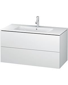 Duravit L-Cube Waschtischunterschrank LC624201818 wandhängend, 102x55,5x48,1cm, 2 Schubladen, Weiß Matt