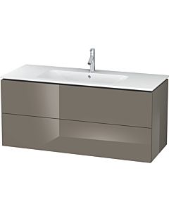 Duravit L-Cube Duravit L-Cube LC624308989 Flannel Gray high gloss, 122x55x48.1cm, 2 pull-outs