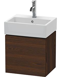 L-Cube Duravit vasque LC6245L6969 43,4x34,1x40cm, suspendu, porte à gauche, noyer brossé