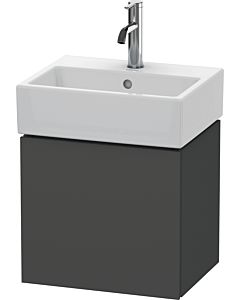 L-Cube Duravit vasque LC6245R4949 43,4x34,1x40cm, suspendu, porte à droite, graphite mat
