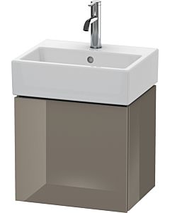 L-Cube Duravit vasque LC6245R8989 43,4x34,1x40cm, suspendu, porte à droite, gris flanelle brillant