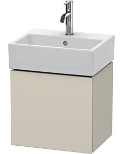 L-Cube Duravit vasque LC6245R9191 43,4x34,1x40cm, suspendu, porte à droite, taupe mat