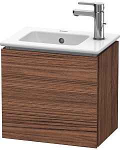 Duravit L-Cube vanity unit LC6272L2121 42x29.4x40cm, wall-hung, door on the left, dark walnut