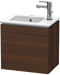 L-Cube Duravit vasque LC6272L6969 42x29,4x40cm, suspendu, porte à gauche, noyer brossé