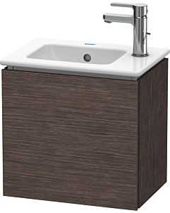 Duravit L-Cube vanity unit LC6272L7272 42x29.4x40cm, wall-hung, door on the left, brushed dark oak