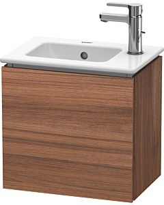 L-Cube Duravit vasque LC6272L7979 42x29,4x40cm, suspendu, porte à gauche, noyer naturel