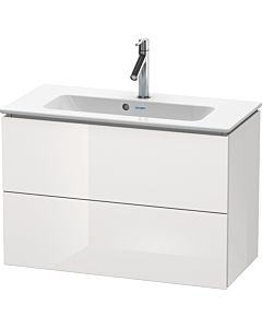 L-Cube Duravit vasque LC625702222 82 x 39, 2000 cm, blanc brillant, 2 tiroirs, suspendu