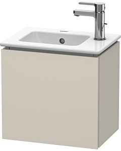 Duravit L-Cube vanity unit LC6272L9191 42x29.4x40cm, wall-hung, door on the left, matt taupe