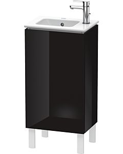 L-Cube Duravit vasque LC6273L4040 42x29,4x70,4cm, debout, porte à gauche, noir brillant