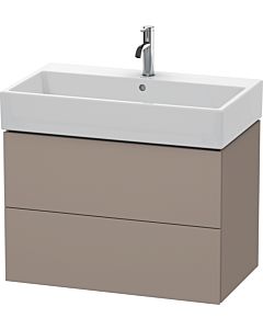 Duravit L-Cube Waschtisch-Unterschrank LC627704343 78,4x 45,9 cm, basalt matt, 2 Schubkästen, wandhängend