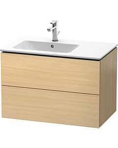 Duravit L-Cube Waschtisch-Unterschrank LC629107171 82x48,1x55cm, 2 Schubkästen, Becken links, mediterane eiche